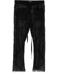 Ann Demeulemeester - Lace Trousers - Lyst