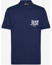 Just Cavalli - Polo Shirt Cotton - Lyst