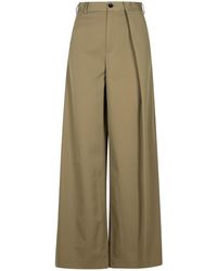 MM6 by Maison Martin Margiela - Polyester Blend Trousers - Lyst