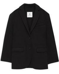 Anine Bing - Quinn Blazer Zwart Kasjmiermix - Lyst