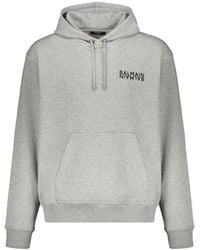 Balmain - Logo Motif Hoodie - Lyst