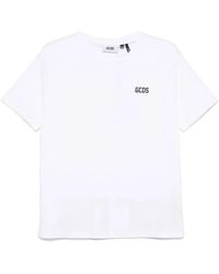 Gcds - T-shirt Met Laag Bandlogo - Lyst