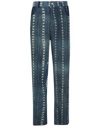 Wales Bonner - Miles Tie Dye Denim Jeans - Lyst