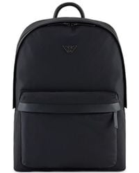 Emporio Armani - Logo Nylon Backpack - Lyst