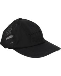 Burberry - Black Cotton Hat - Lyst