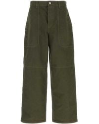 Loewe - Khaki Cotton Cargo Pant - Lyst