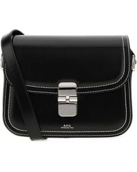 A.P.C. - Leather Small Grace Shoulder Bag - Lyst