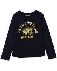 Zadig & Voltaire - Maglietta A Manica Lunga - Lyst