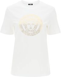 Versace - Medusa Camiseta de cuello de la tripulación - Lyst