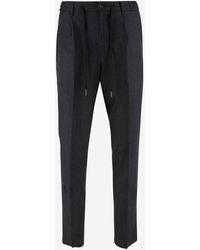 Tagliatore - Stretch Wool Pants - Lyst