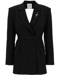 Marella - Blazer Capsule Emily Ratajkowski X Blazer And Suits Nero-Donna - Lyst