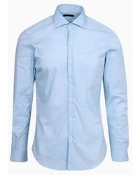 Fay - Camisa elástica Collo Francese - Lyst