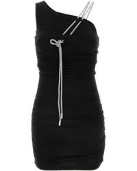 Off-White c/o Virgil Abloh - Stretch Viscose Mini Dress - Lyst