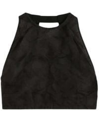 Max Mara - Haut Crop Mxsfumetto À Découpes - Lyst