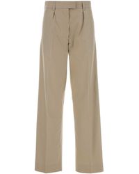 Miu Miu - Sand Panama Pant - Lyst