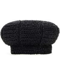 Prada - Rafia Baker Boy Hat - Lyst