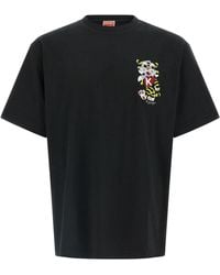KENZO - "Wild Tiger besticktes" T-Shirt - Lyst