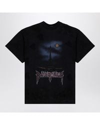 Balenciaga - T-Shirt Double Front Paris Moon Vintage - Lyst