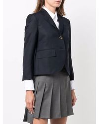 Thom Browne - Sportjas Met Hoge Armsgaten, Pasvorm 3 In Super 120's Keperstof - Lyst