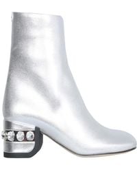 Nicholas Kirkwood - Jj Crystal-Embellished Ankle Boots - Lyst
