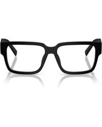 Prada - Brillen Prd10 Vd 12 P1 O1 Mat Zwart/transparant Heren - Lyst
