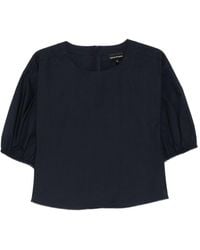Emporio Armani - Cotton Blouse - Lyst