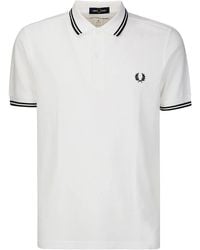 Comme des Garçons - Striped Trim Polo - Lyst