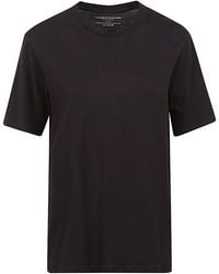 Majestic - Cotton Crewneck Top - Lyst