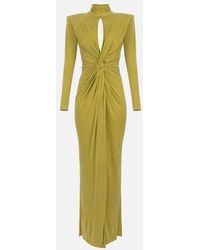 Elisabetta Franchi - Robe de tapis rouge avec rideaux - Lyst