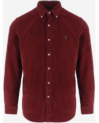 Polo Ralph Lauren - Ribbed Velvet Shirt - Lyst