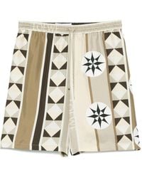 Loewe - Printed Silk Shorts - Lyst