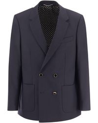 PT Torino - Double Breasted Jacket In Wool Blend - Lyst