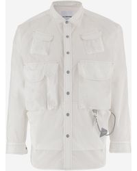 and wander - Shirt Cotton-Blend - Lyst