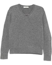 DUNST - Wool And Cashmere V Necked Sweater - Lyst
