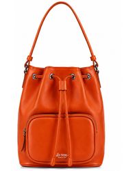 LA ROSE - Leather Satchel Bag - Lyst