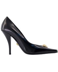 Versace - T.105 Pompes Le cuir noir - Lyst