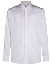 Celine - Camicia Poplin Di Cotone - Lyst