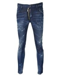 dsquared zip jeans