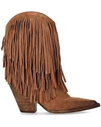 Elena Iachi - Texan Boot With Fringes - Lyst