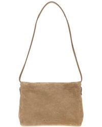 Brunello Cucinelli - Suede Shoulder Bag - Lyst