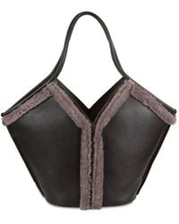 Hereu - Shopper Met Lammy Afwerking - Lyst