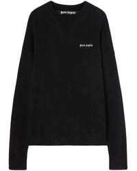 Palm Angels - Sweatshirt Mit Logo-Print - Lyst