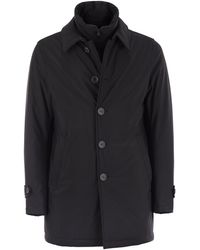 Herno - Long Down Jacket With Buttons - Lyst