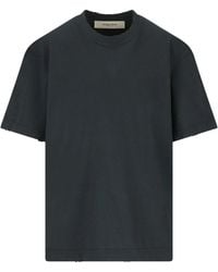Golden Goose - Relaxed Fit T-Shirt Cotton Jersey Logo Patch - Lyst