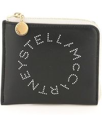 Stella McCartney - Two-tone Cardholder With Logo - Lyst