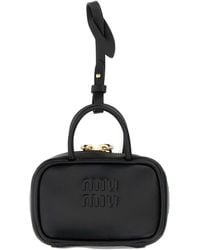 Miu Miu - Leather Beau Keyring Necessaire - Lyst