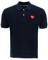 COMME DES GARÇONS PLAY - Comme des Garcons gioca al cuore Polo Shirt - Lyst