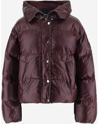 Pinko - Technical Fabric Down Jacket - Lyst