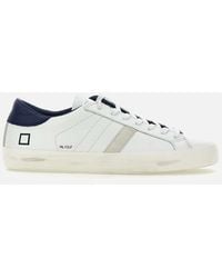 Date - Datum. Hill Low White Lederen Sneakers - Lyst