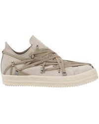Rick Owens - Megalace Sneakers In Suede - Lyst